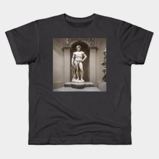 Masterpiece Italian Renaissance sculpture "The Donald" Kids T-Shirt